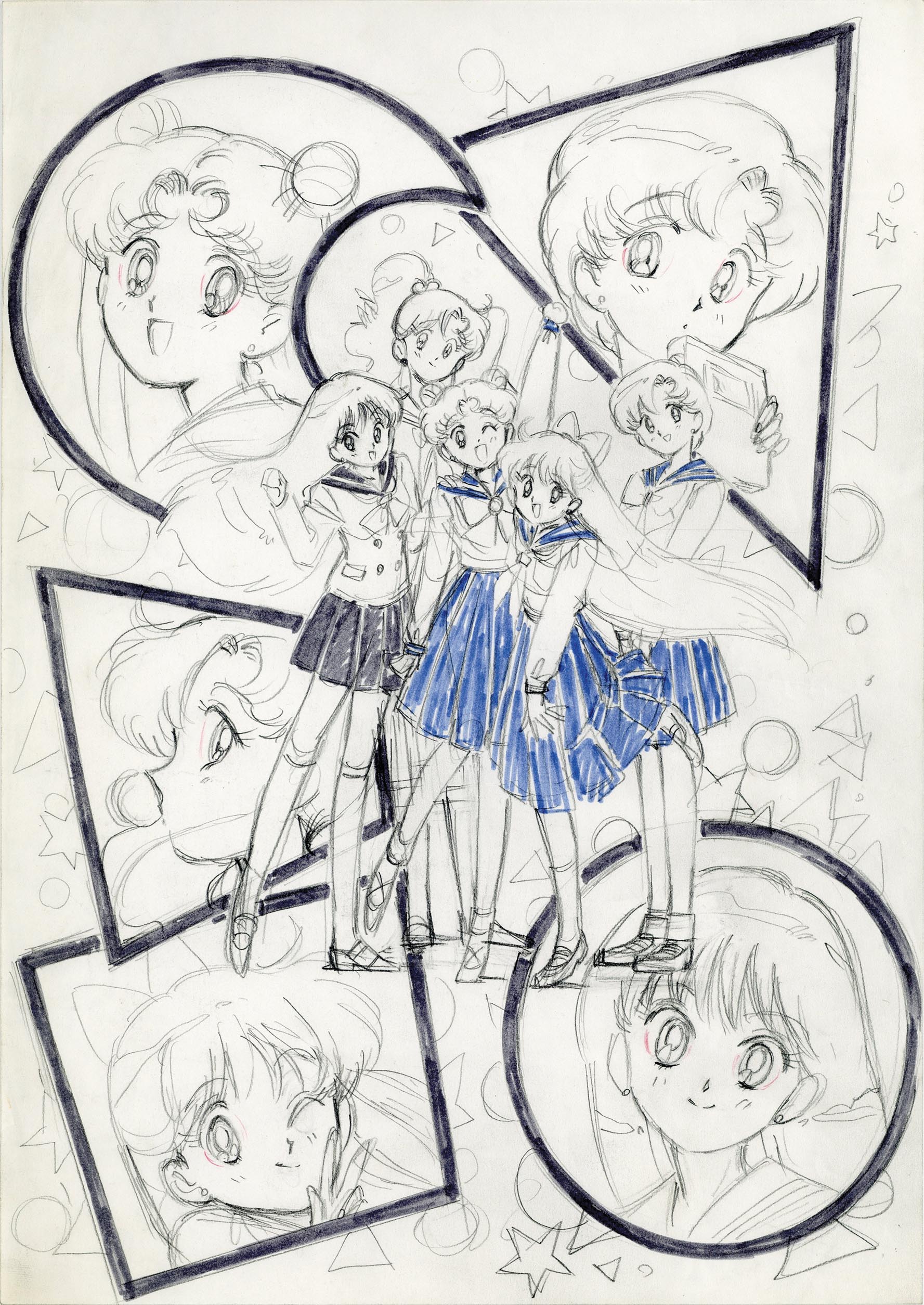 美少女戦士セーラームーン 版権ラフ原画