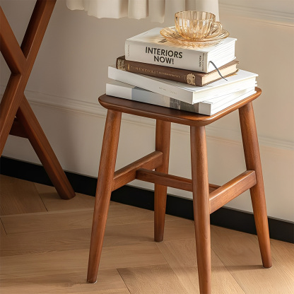 Woody Prime Boxツゲ材 スクエアウッドスツール | 温かみのある存在感