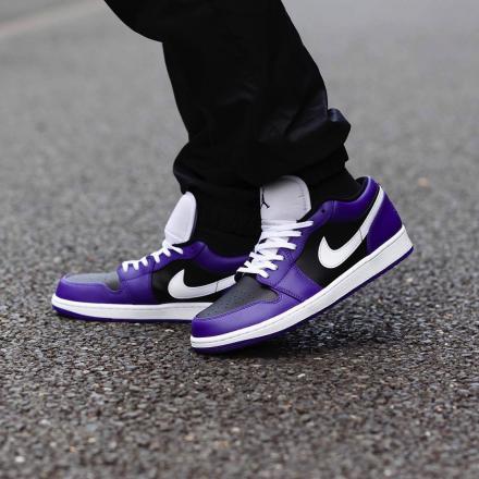 国内5月1日発売予定】ナイキ エアジョーダン 1 ロー コート パープル