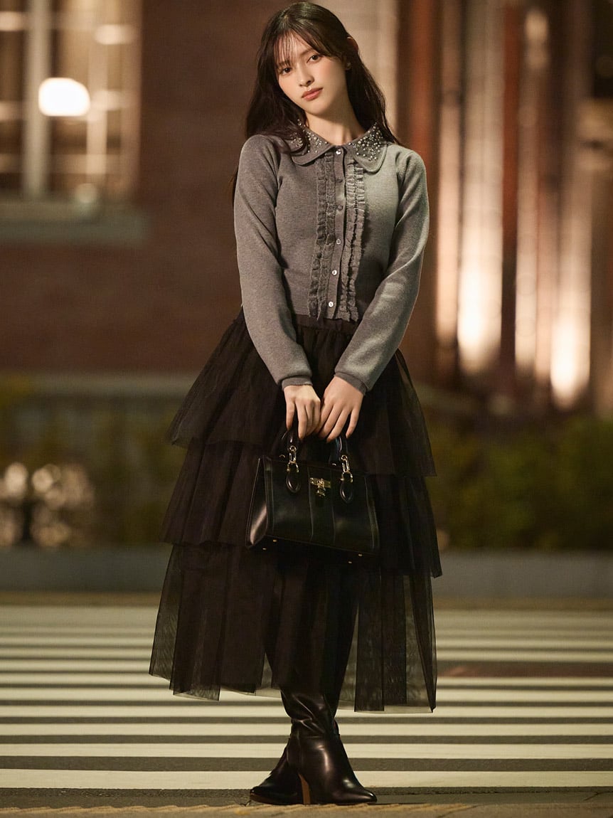 チュールパニエスカート(ロングスカート)｜スカート｜SNIDEL