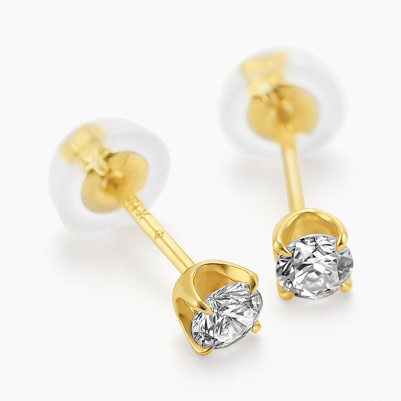 フェスタリア ビジュソフィア K18YGダイヤモンドピアス 62790