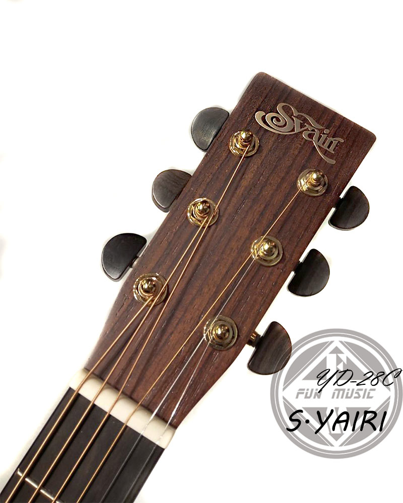 S.yairi Yd28 all soild 全單板木結他/精選ebony指板/提供一流舒適手感