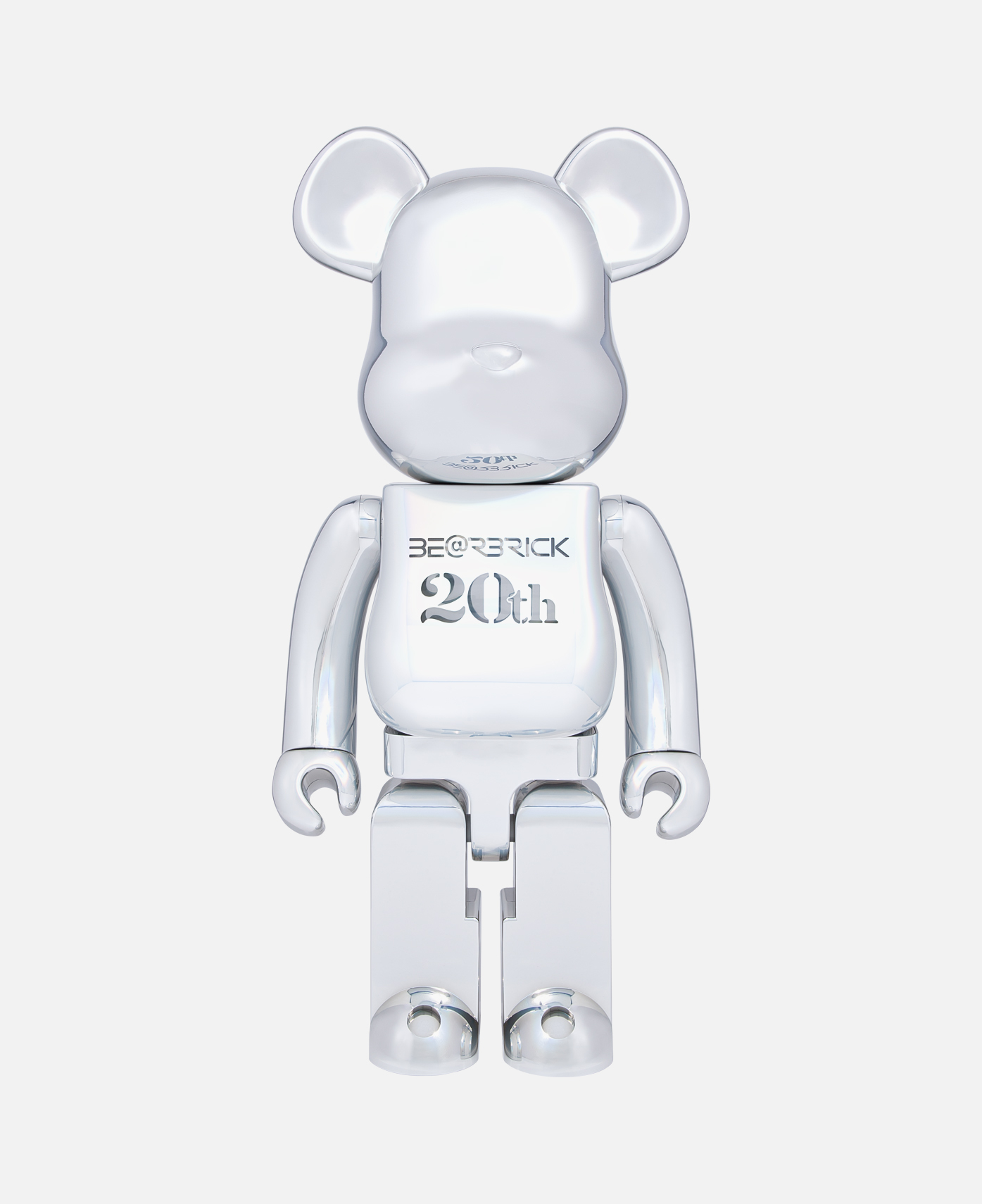 MEDICOM TOY】BE@RBRICK 20TH ANNIVERSARY DEEP CHROME Ver