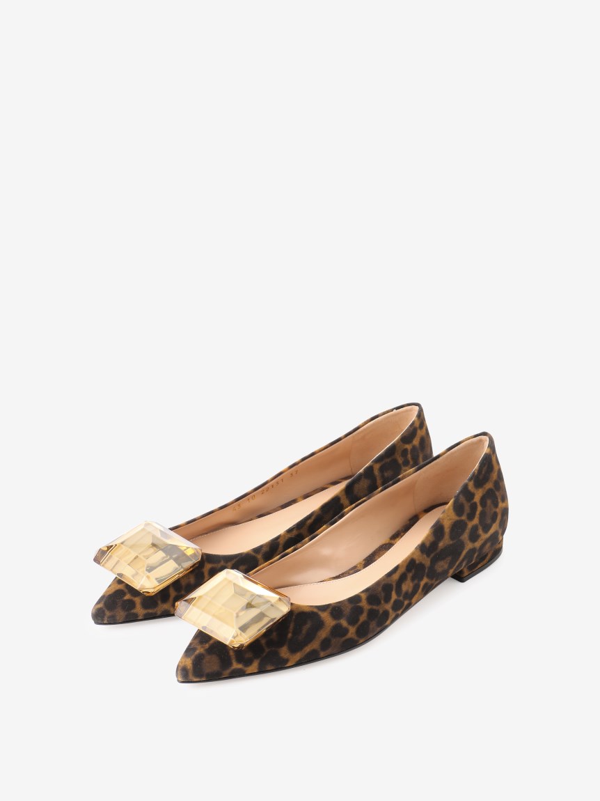 ジャンヴィトロッシ＊9万＊上質スウェード ポインテッドトゥパンプス