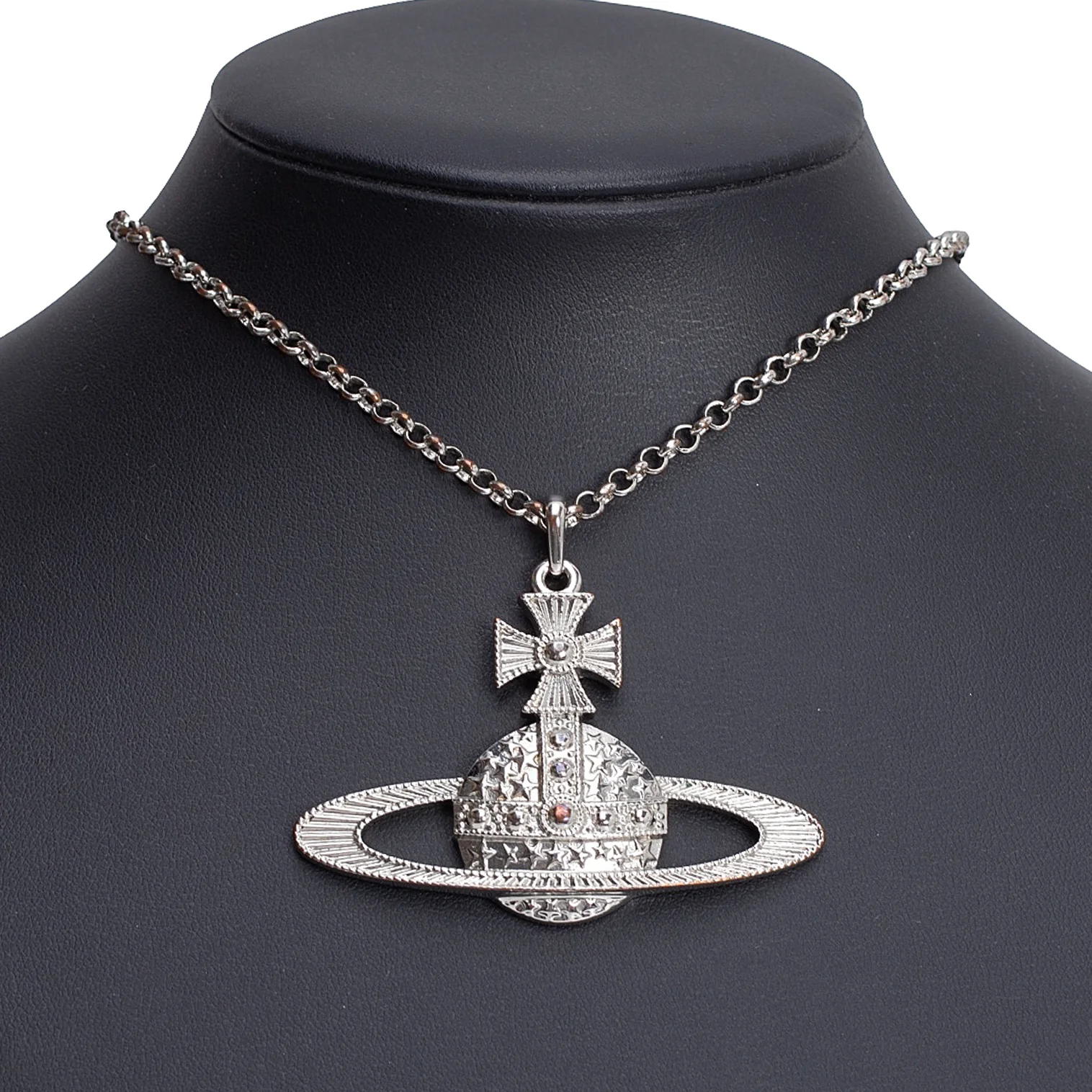 Vivienne Westwood Star Orb Necklace Silver (K-138613)