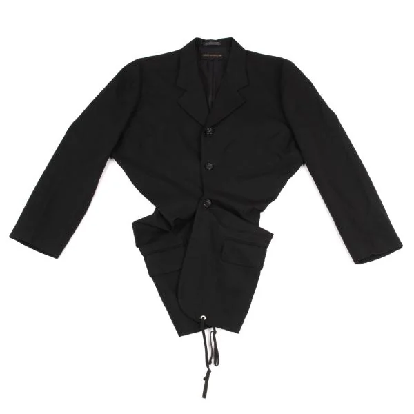 コムデギャルソンCOMME des GARCONS 変形デザインセットアップ 黒M (K