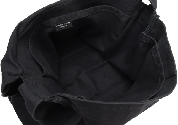 COMME des GARCONS HOMME PLUS Logo Printed Shoulder Bag Black (K