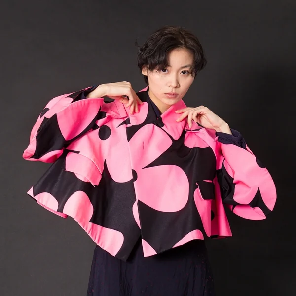 コムデギャルソンCOMME des GARCONSビッグフラワープリント2次元