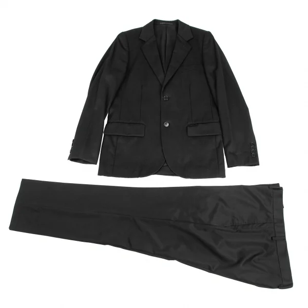 アニエスベーオムagnes b. homme ウールテーラードジャケット 黒46 (K