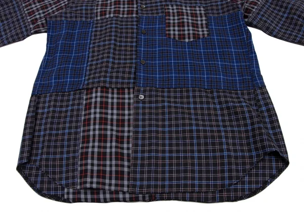 コムデギャルソンシャツCOMME des GARCONS SHIRT マルチチェックパッチ