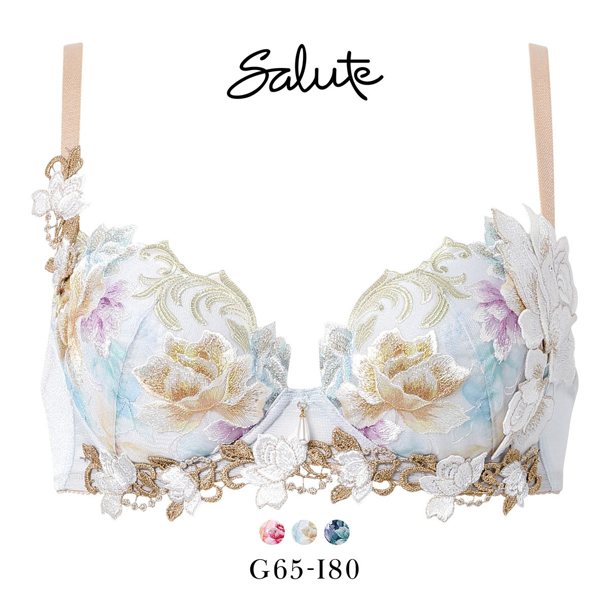 ワコール サルート 26グループ 26G P-UP ブラジャー GHI プッシュ