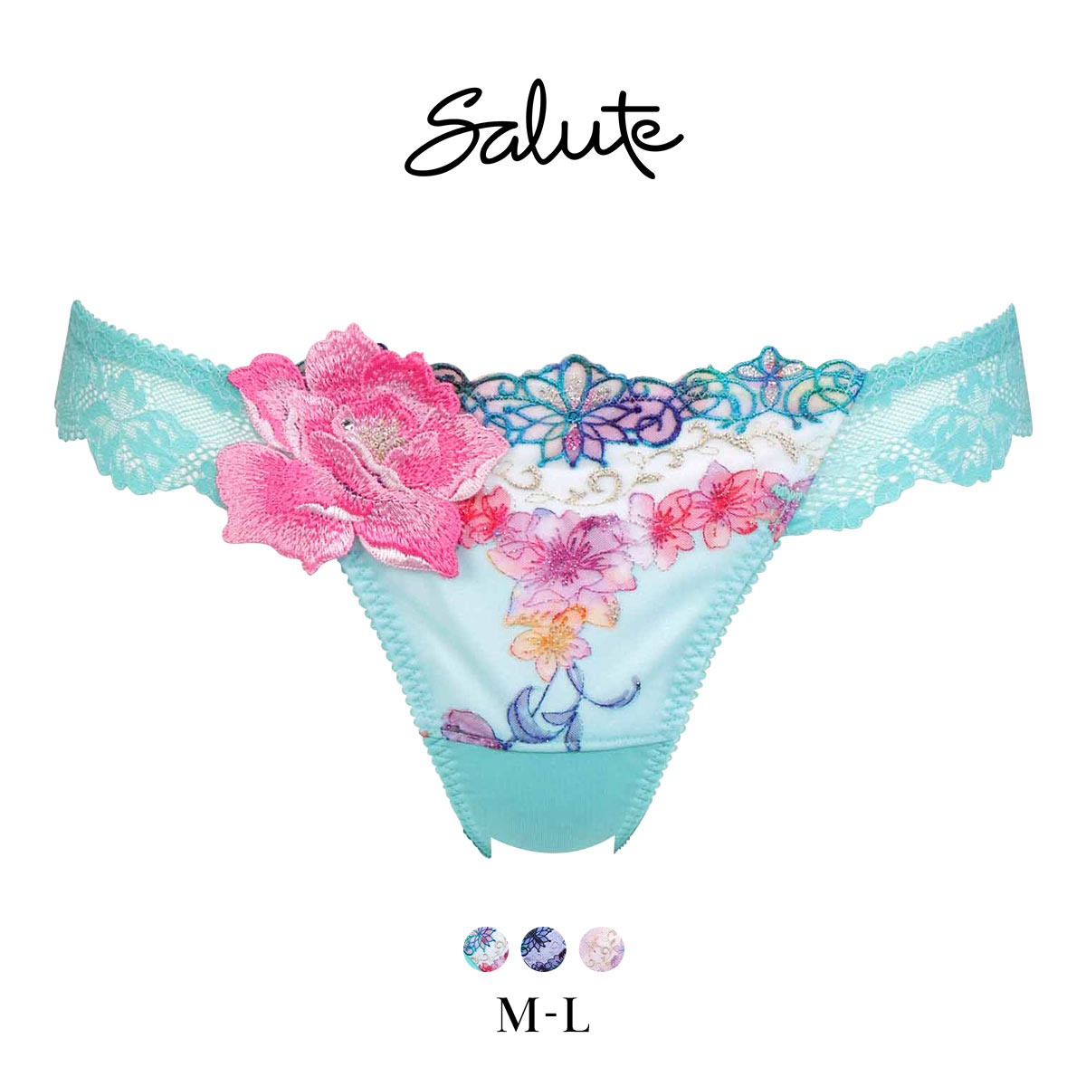 ワコール サルート 50グループ 50G Tバックショーツ ML タンガ ソング