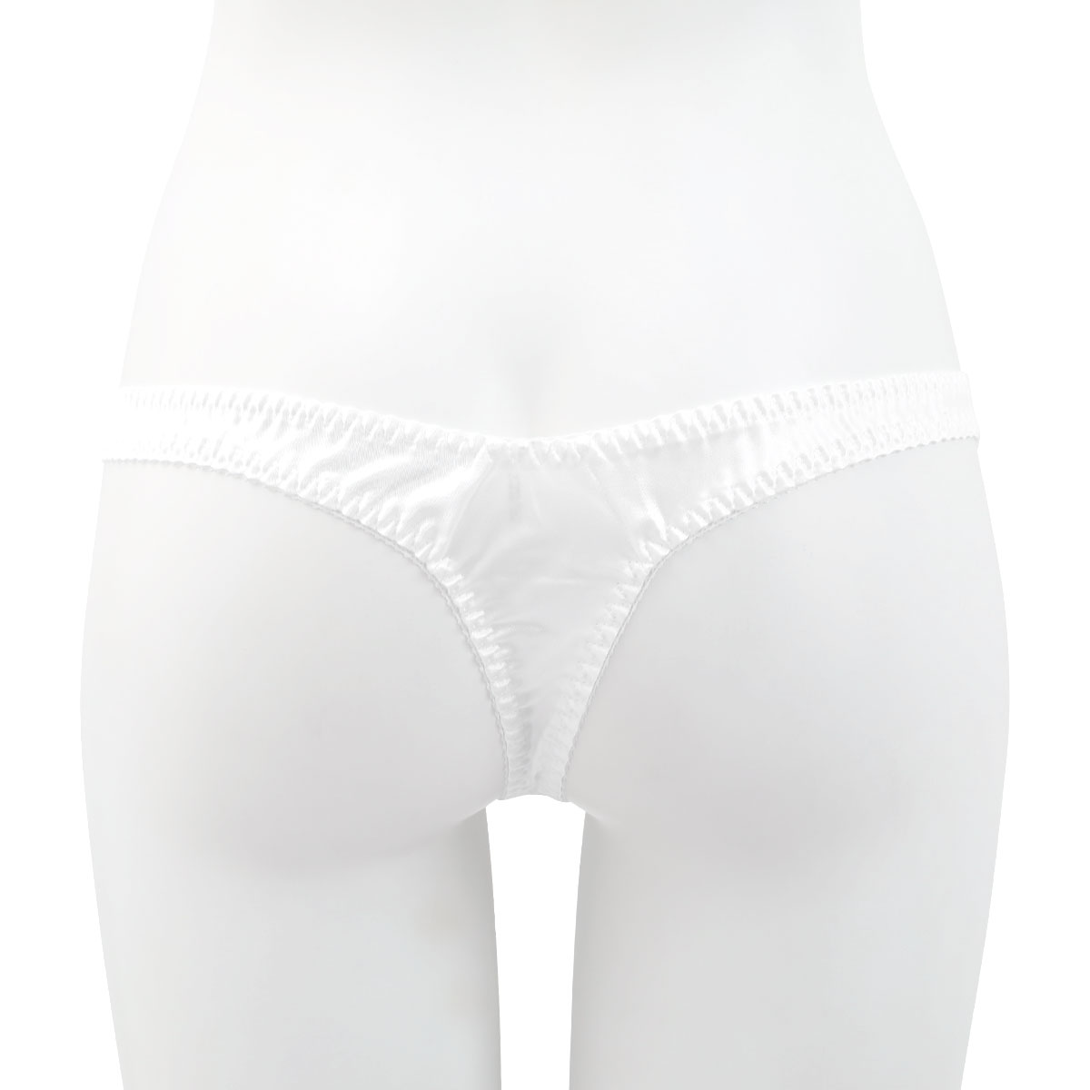 ラポーム La-Pomme サテン地 Tバック ショーツ レディース 日本製 単品