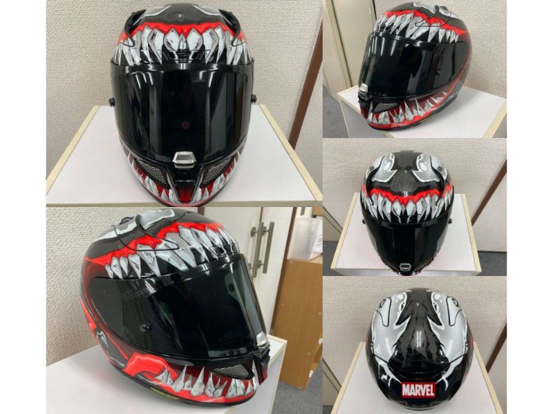 スパイダーマン最強の敵・ヴェノムのヘルメットを被ると見た目怖い