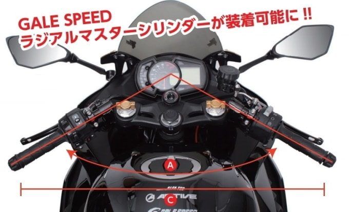 新製品】アクティブ、ZX-25R用セパレートハンドルキットを発売