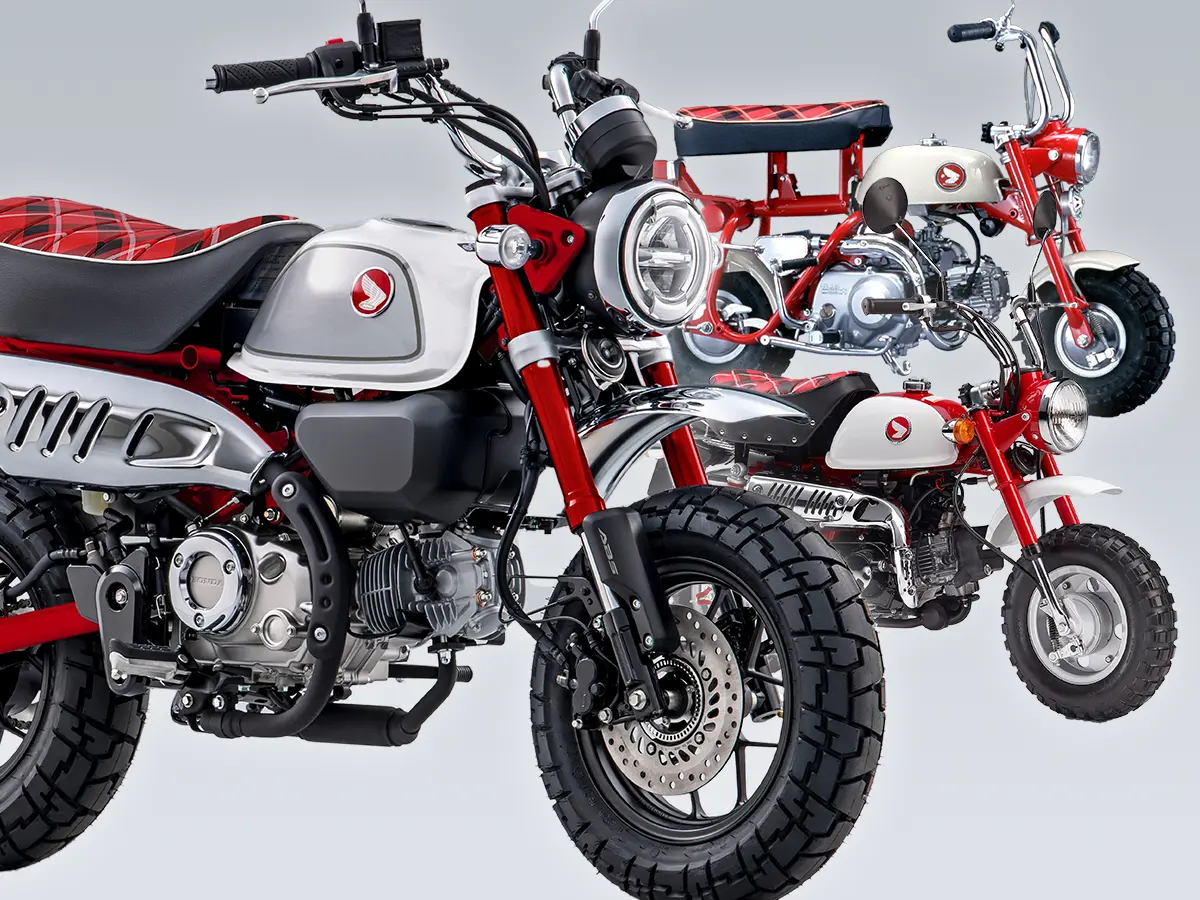 新車】新型モンキー125に初代カラー×チェック柄シート復活！ 44万円で9