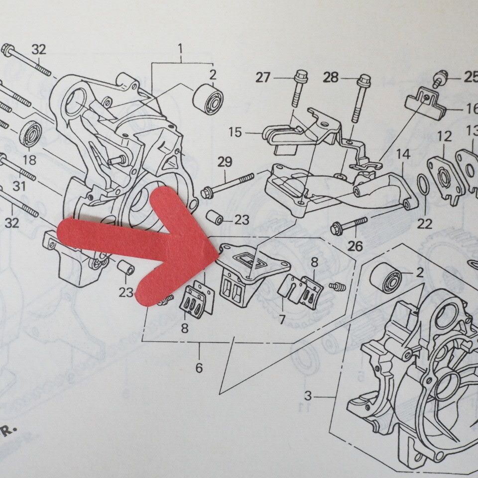 ウェビックガレージセール | ライブディオZX リードバルブ3穴タイプ