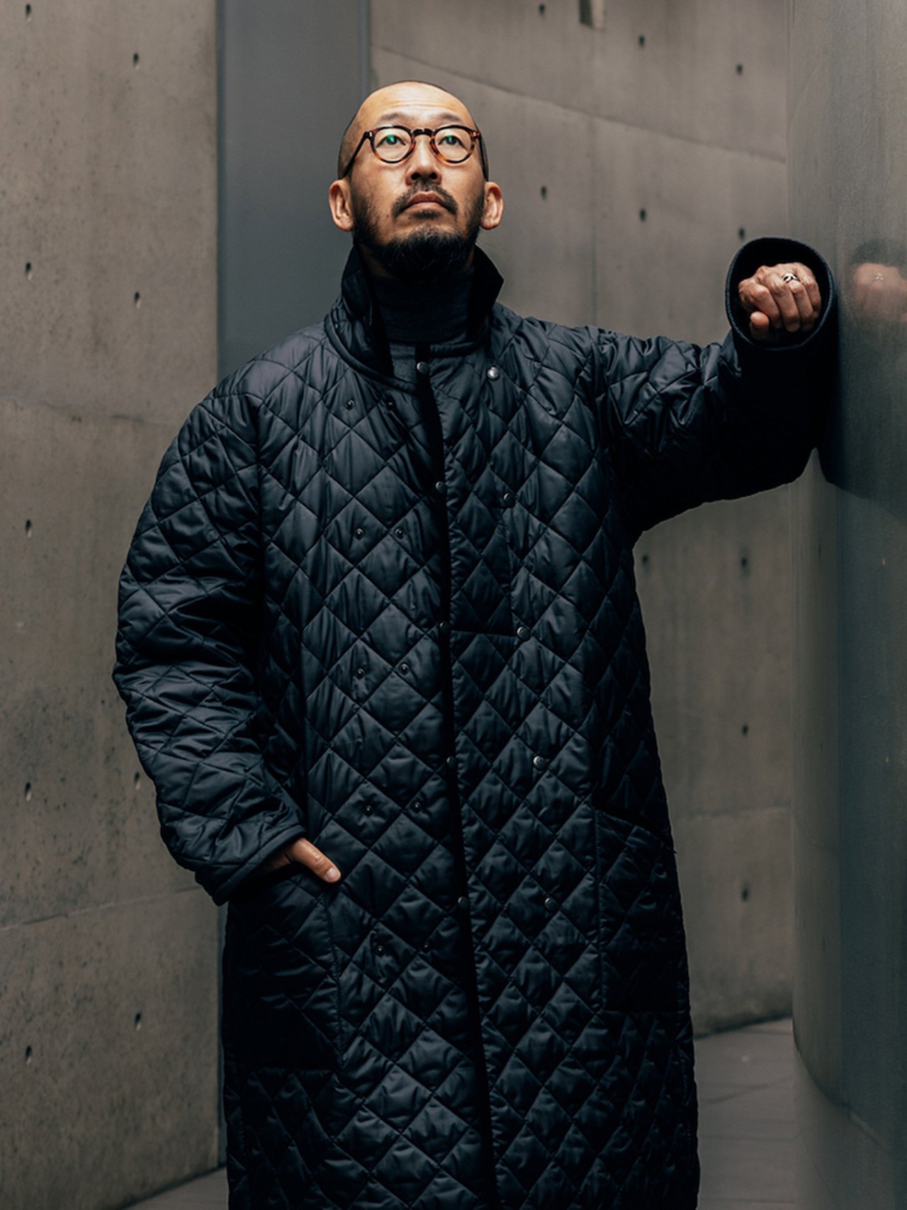 アウターにもインナーにも！ レショップ×ラベンハムの大人な