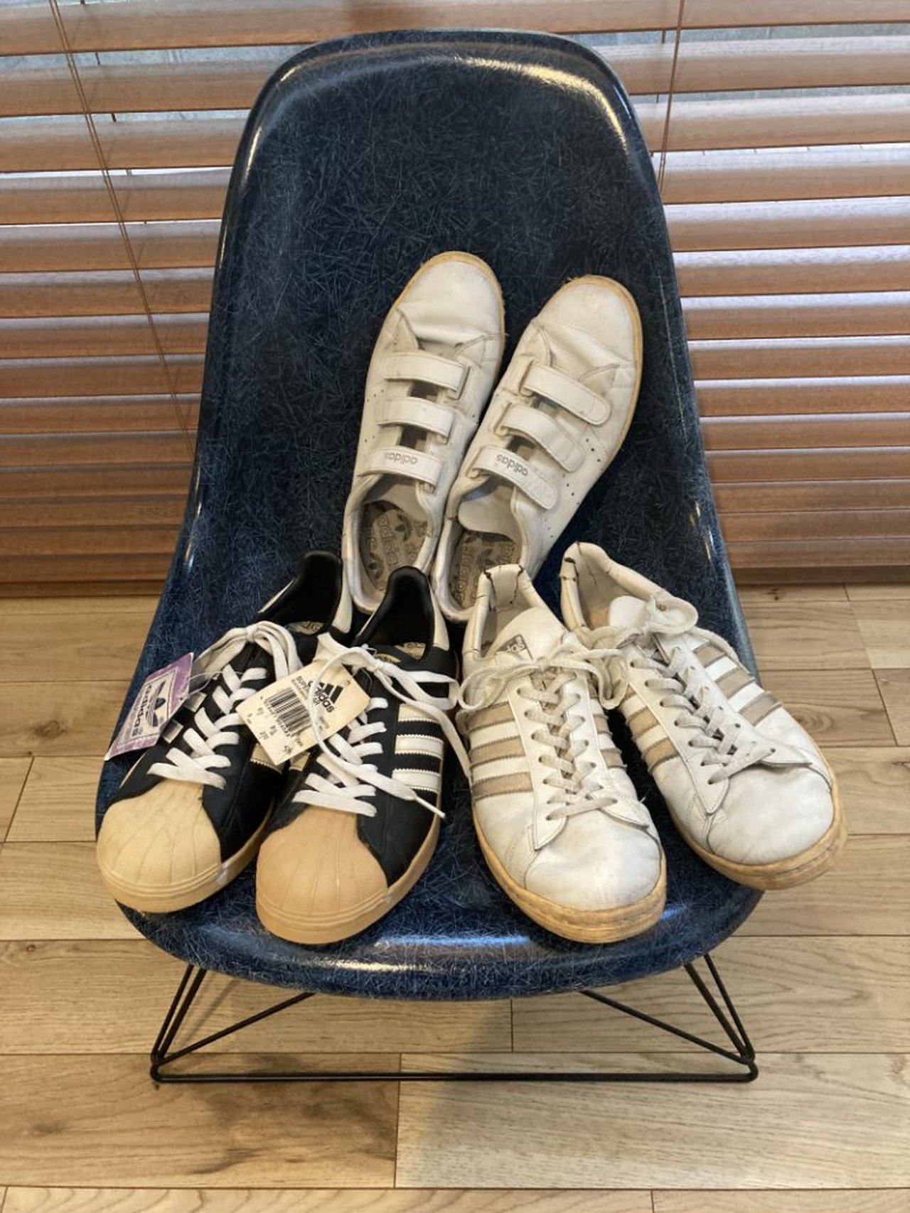 My adidas #07】スタンスミスのベルクロ版のようなデザイン。70年代に