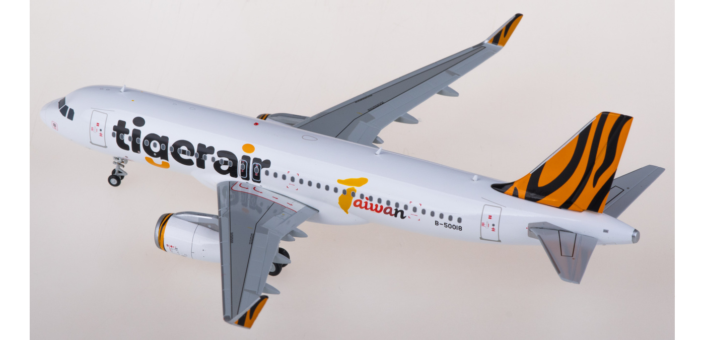 XX20275 Tigerair 欣丰虎航Airbus A320 B-50018 JC Wings 1:200 -飞机