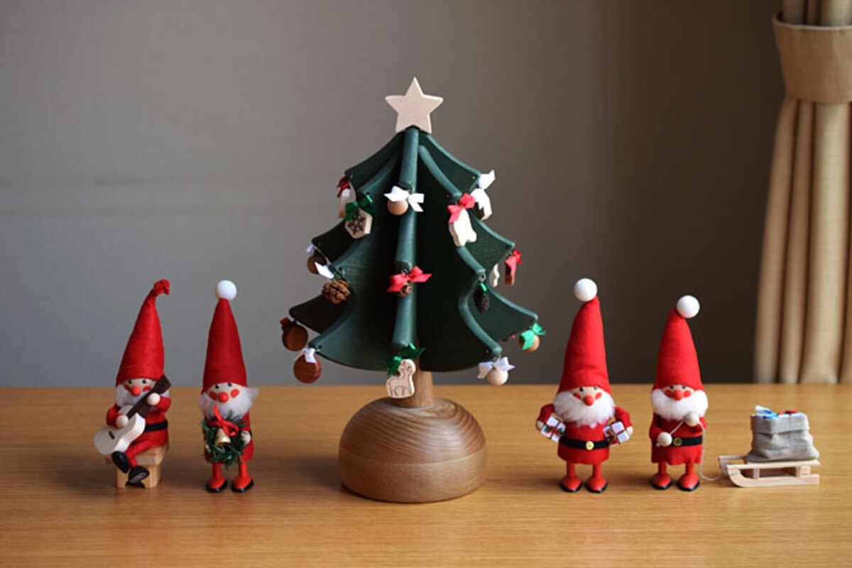 100%国産の、オルゴールクリスマスツリーが新登場しました。 - te-nori