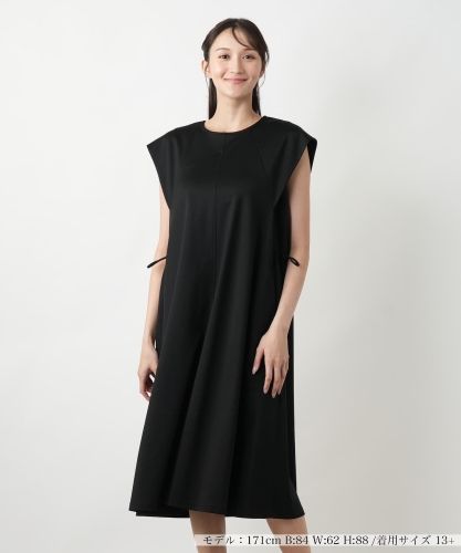 プリーツフレアワンピース【Leilian WHITE LABEL】|レリアン プラス