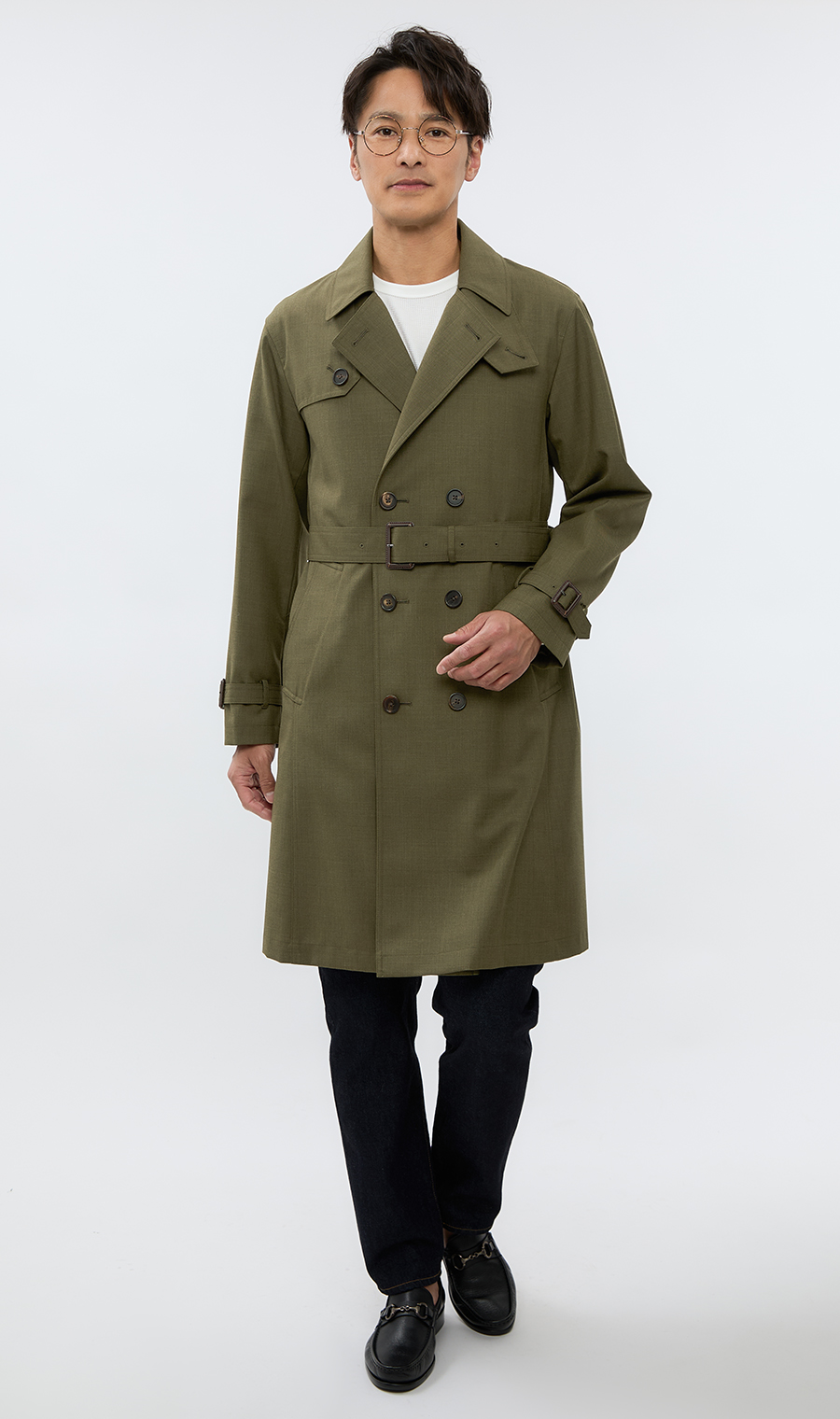 ダブルトレンチコート (7207R244-61) | Savile Row | 紳士服・スーツ