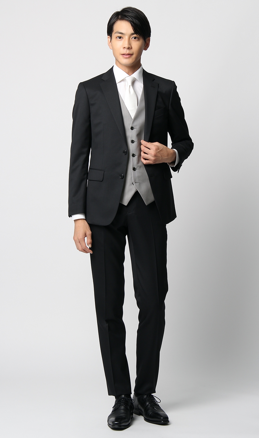 リバーシブルベスト《RARE BLACK》 (893500-51) | RARE BLACK | 紳士服