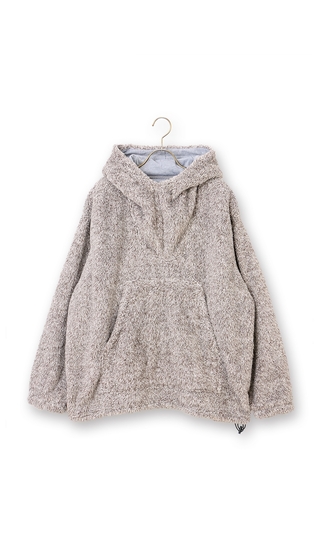 男女兼用】ほかリッチミックスフリースプルパーカー【セットアップ着用