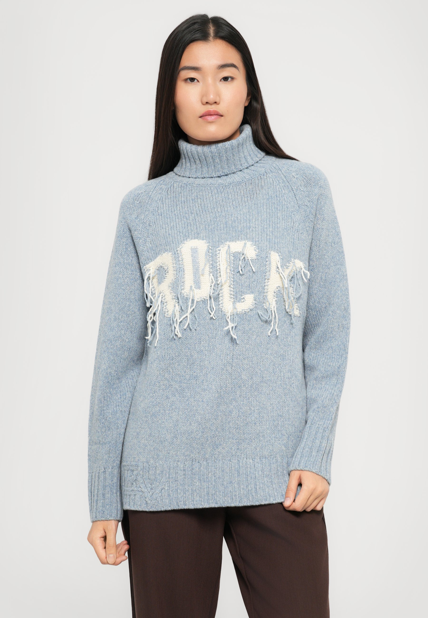 Zadig & Voltaire MORA WE LOVE - Jumper - light blue - Zalando