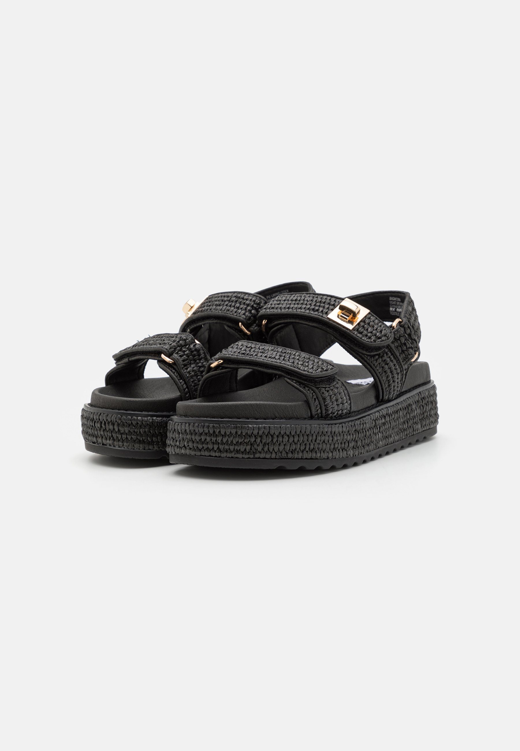 Steve Madden BIGMONA - Platform sandals - black - Zalando