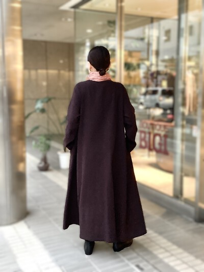 ヨーガンレール☆毛☆ウールインターシャ”の素敵なオフタートルプル