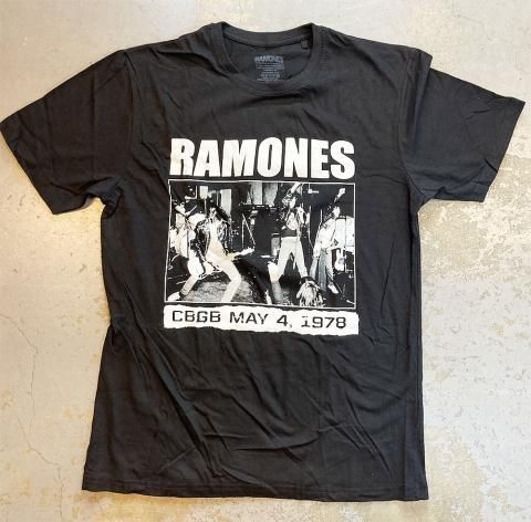 RAMONES - CBGB New York City 1978 Vintage Style T-shirt - Bear's