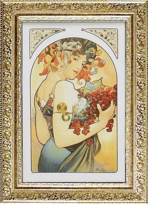 絵画》アルフォンス ミュシャ「フルーツ」 - 絵画や壁掛け販売｜日本