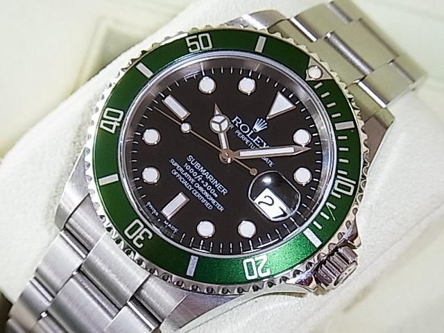 ロレックス サブマリーナ Ref.16610LV ビッグスイス文字盤 フラット4