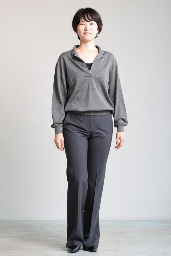 Theory(セオリー) Traceable Wool Flared Pant 4J - YAMAROKU