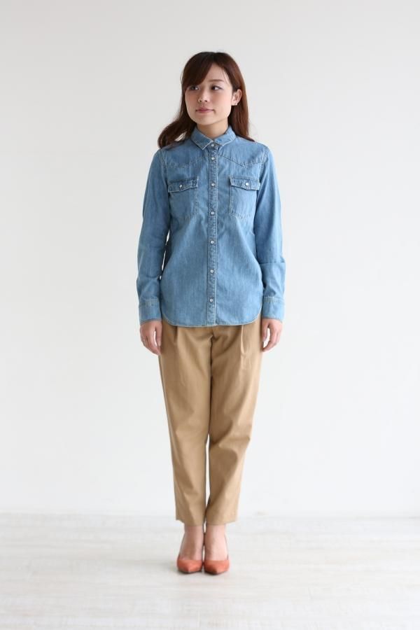 TOMORROWLAND MACPHEE(マカフィ) デニムシャツ【12-01-60-01003