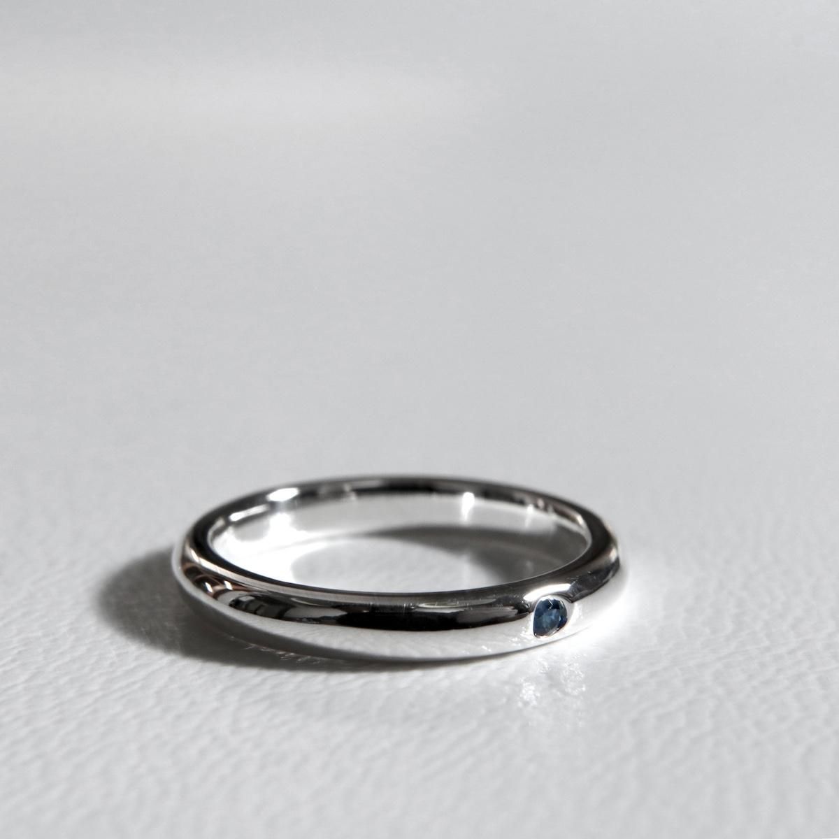 オールドティファニー スタッキングバンドリング | ブルーサファイア