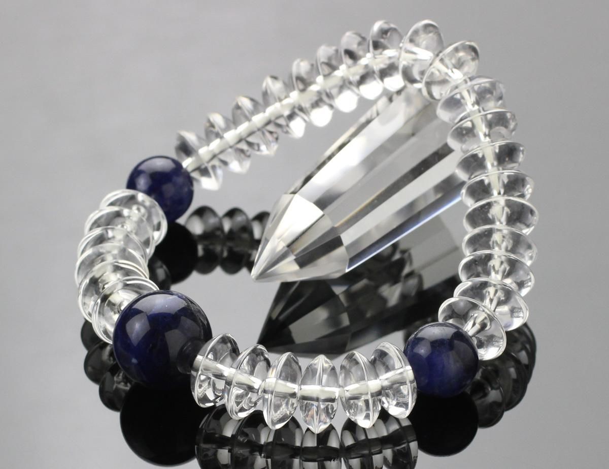 数珠ブレスレット 天台 水晶 - 念珠ドットコム