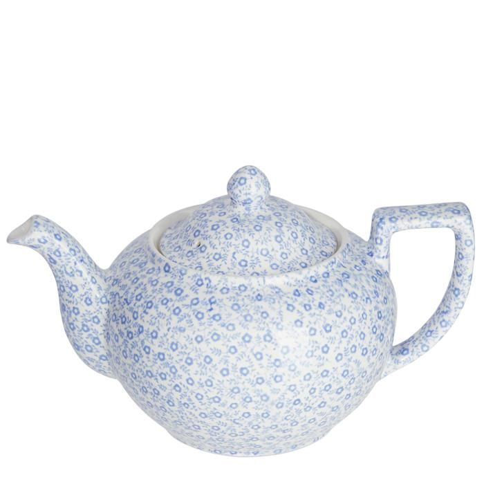 イギリス食器 Burleigh ブルーフェリシティ ティーポットL｜バーレイ