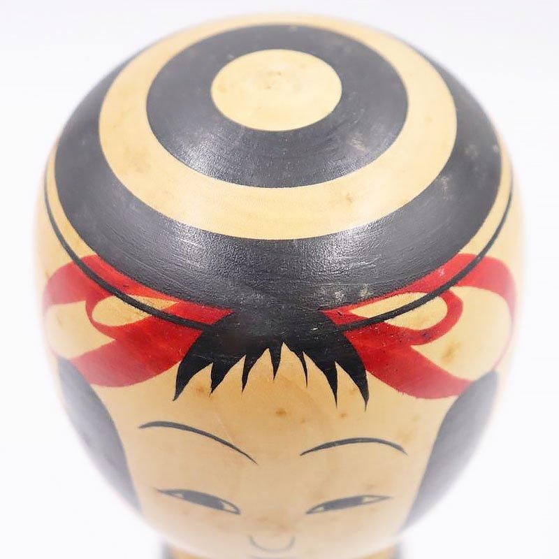 こけし 人形 徳永慎一 昭和初期 直径8cm 高さ32cm