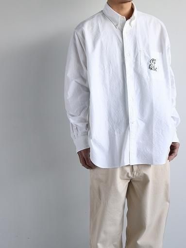 Sans limite (サンリミット) 刺繍 ボックス BDシャツ - シャンブレー