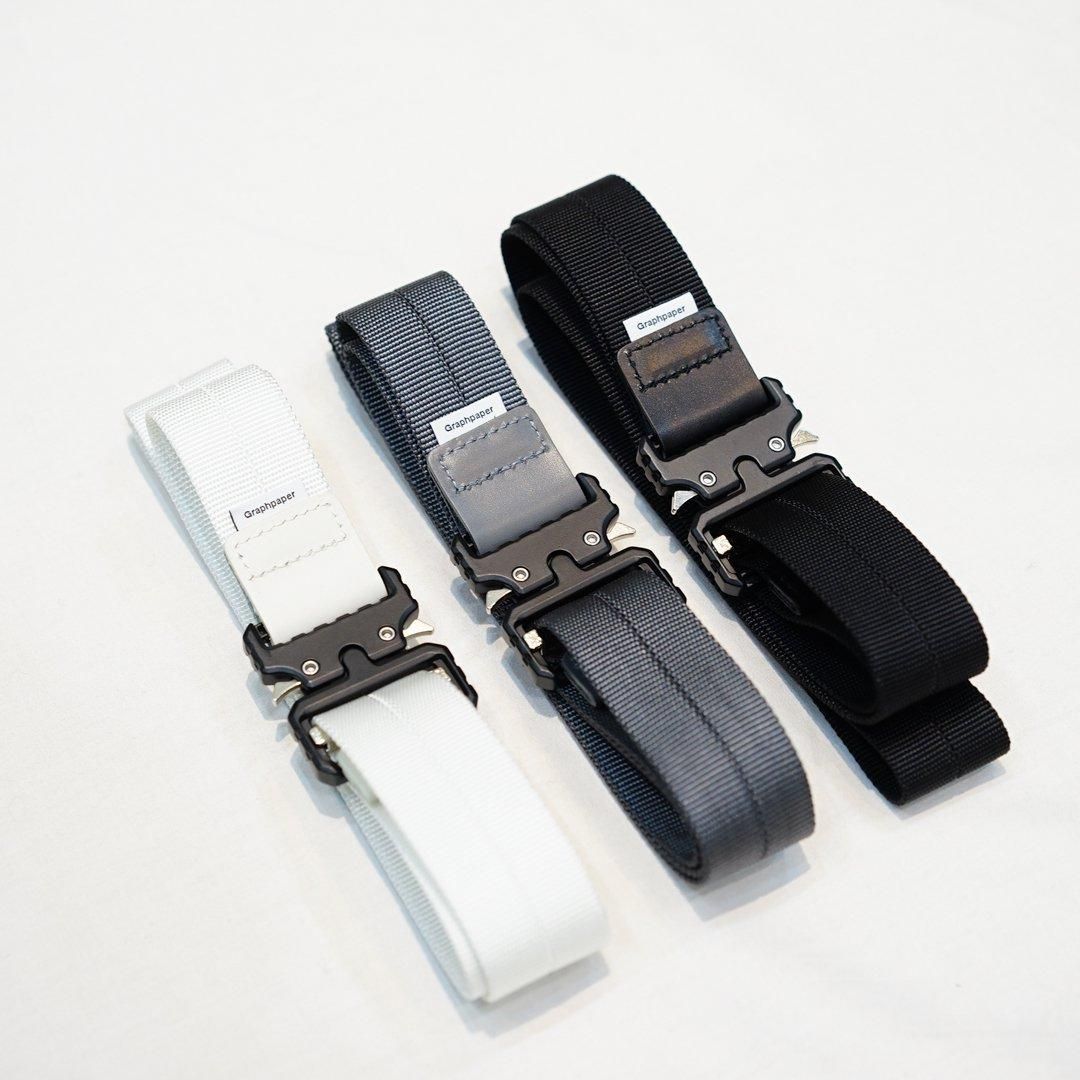 Graphpaper (グラフペーパー) Nylon Riggers Belt (GU251-90232B)/ECRU
