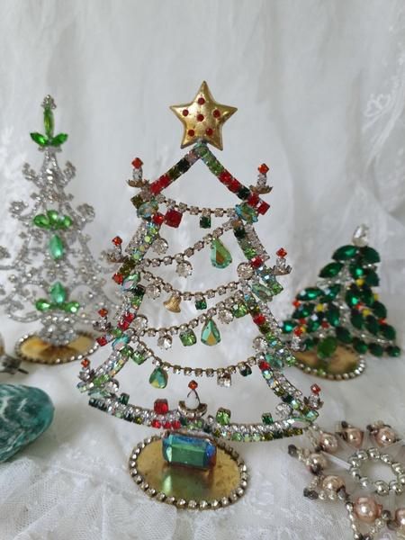 チェコ製手作りガラスクリスマスツリー