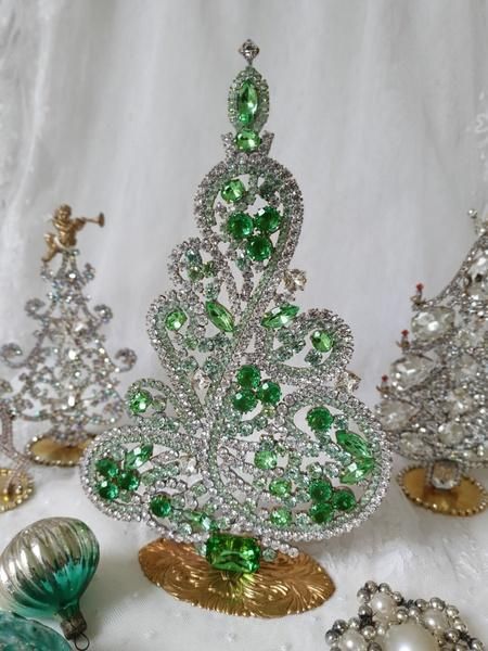 チェコ製手作りガラスクリスマスツリー