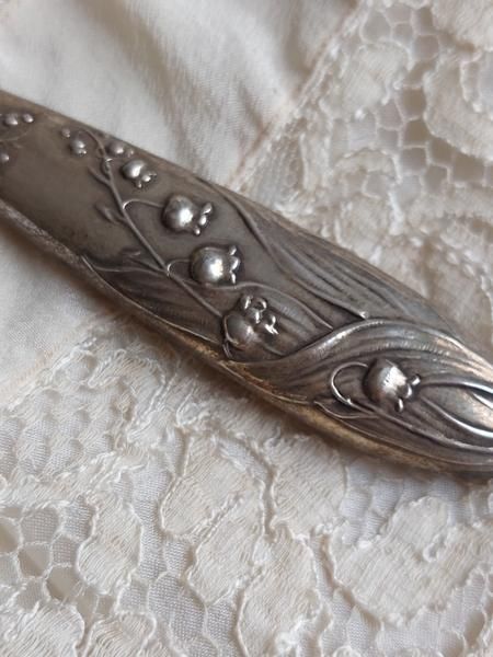 アンティーク すずらん レリーフ シーリングスタンプ フランス製