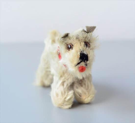 ドイツ製シュナウザーぬいぐるみ1954-70年代
