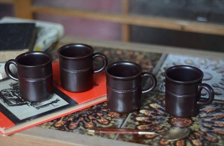 ホガナス デミタスカップ 4個セット 北欧ヴィンテージ