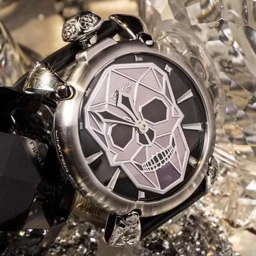 Manuale 48mm バイオニックスカル 5060.01S | GaGa MILANO -ガガミラノ