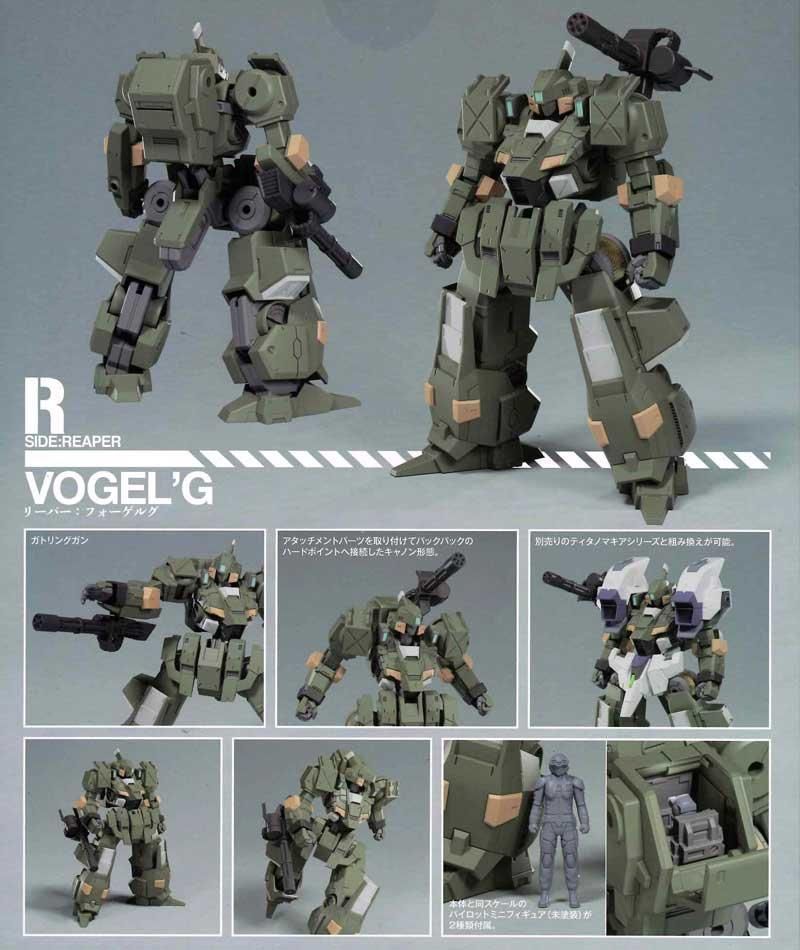 MODEROID SIDE：R フォーゲルグ ティタノマキア プラモデル